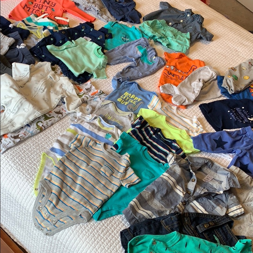 Large Lot 3M boy clothing. All Carters.
